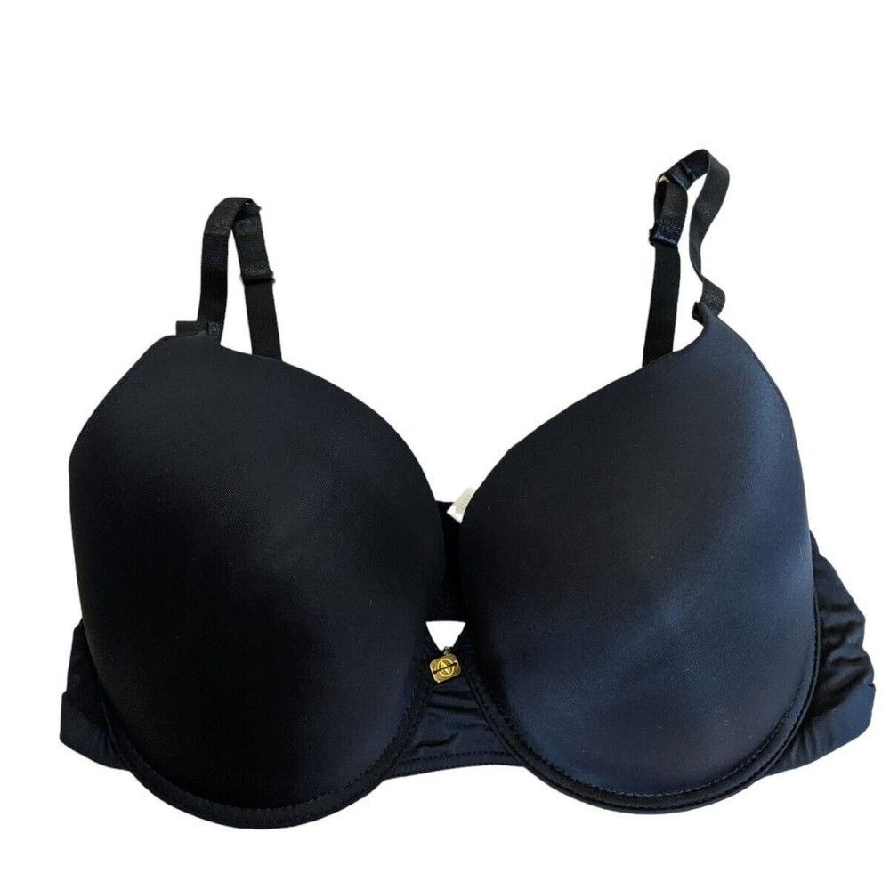 Adrienne Vittadini Black Full Coverage Bra Underwired 40DD